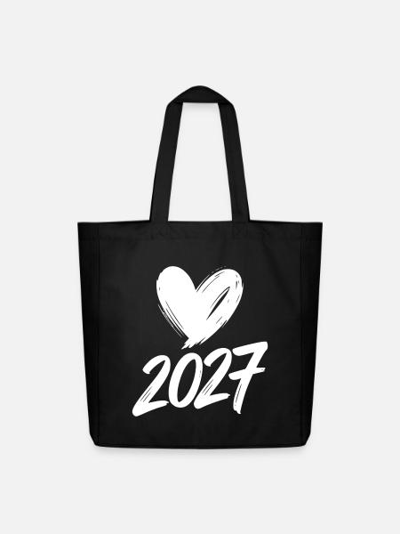2027 Herz - Midweight recycelter Stoffbeutel von Stanley/Stella - Schwarz