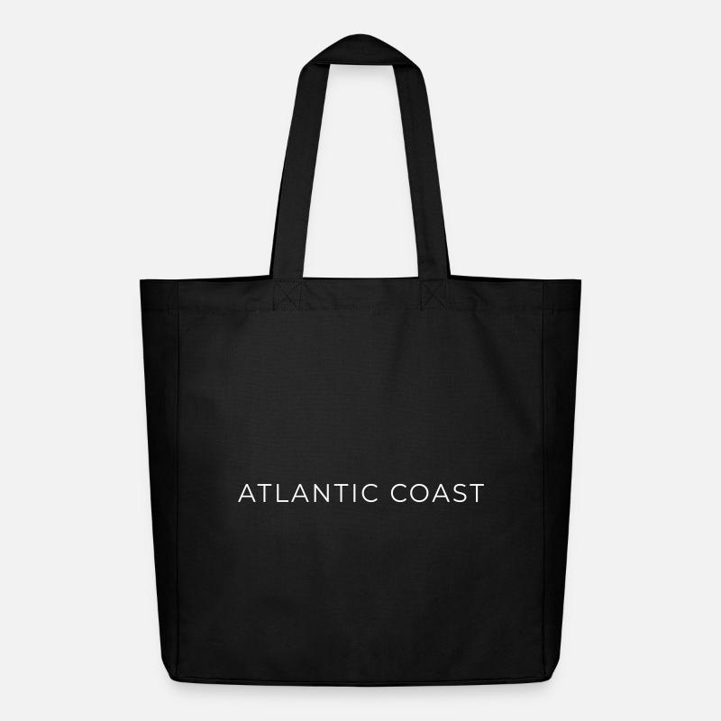 ATLANTIC COAST - Minimal Style - Midweight Recycled Tote Bag by Stanley/Stella - black