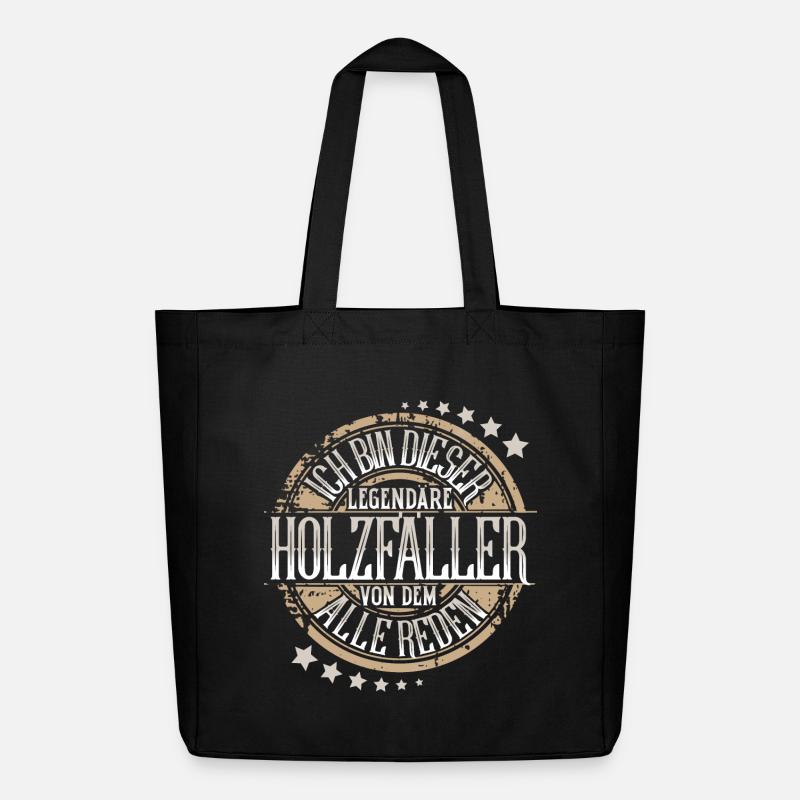Holzfäller - Midweight recycelter Stoffbeutel von Stanley/Stella - Schwarz