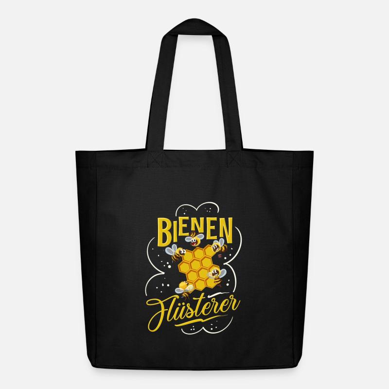 Bienen Flüsterer - Midweight recycelter Stoffbeutel von Stanley/Stella - Schwarz