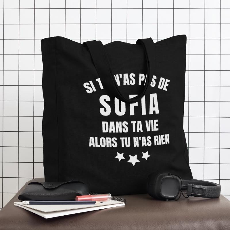 Sofia, prénom Sofia, anniversaire Sofia Tote bag Stanley/Stella Midweight recyclé