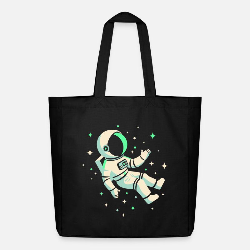 Astronaut - Midweight recycelter Stoffbeutel von Stanley/Stella - Schwarz