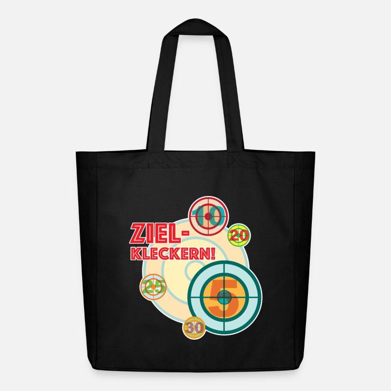 Target spilling - because something always goes wrong - Midweight Recycled Tote Bag by Stanley/Stella - black