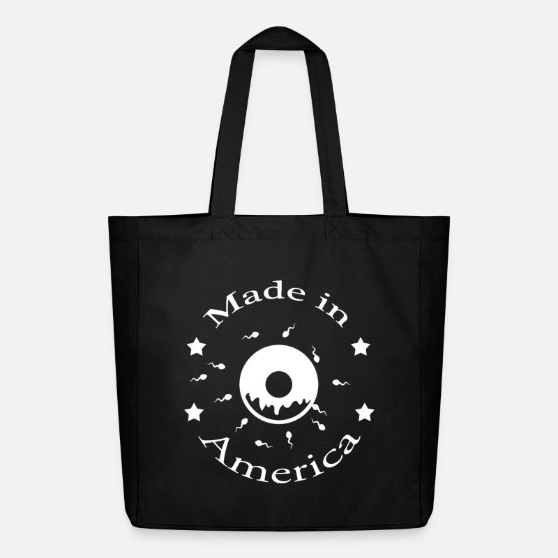Made in America - Midweight recycelter Stoffbeutel von Stanley/Stella - Schwarz