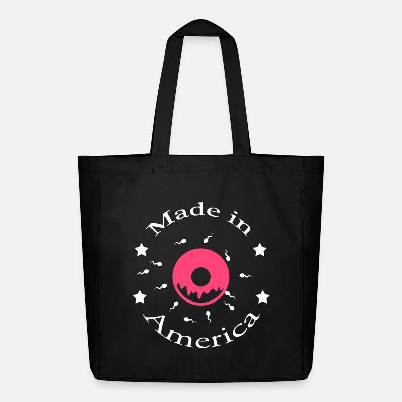 Made in America - Midweight recycelter Stoffbeutel von Stanley/Stella - Schwarz