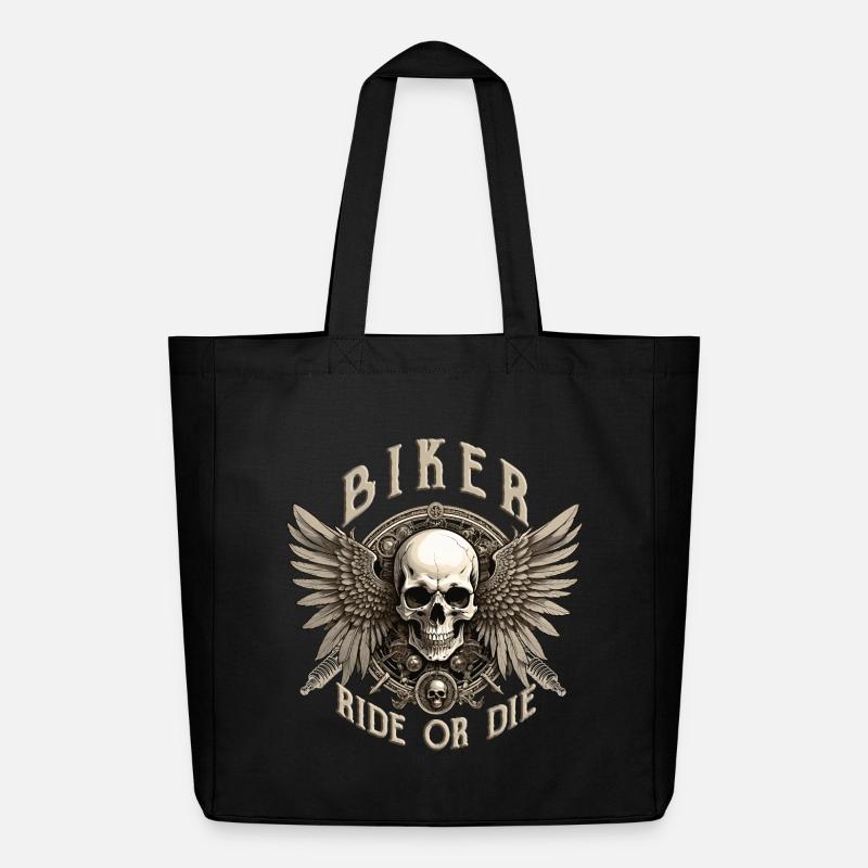 BIKER - Midweight recycelter Stoffbeutel von Stanley/Stella - Schwarz