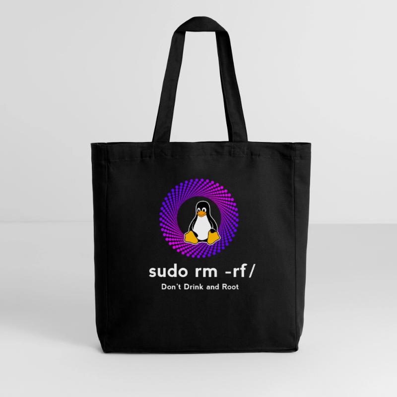 Ordinateur Sys admin Penguin Nerd pc sudo rm -rf cod Tote bag Stanley/Stella Midweight recyclé