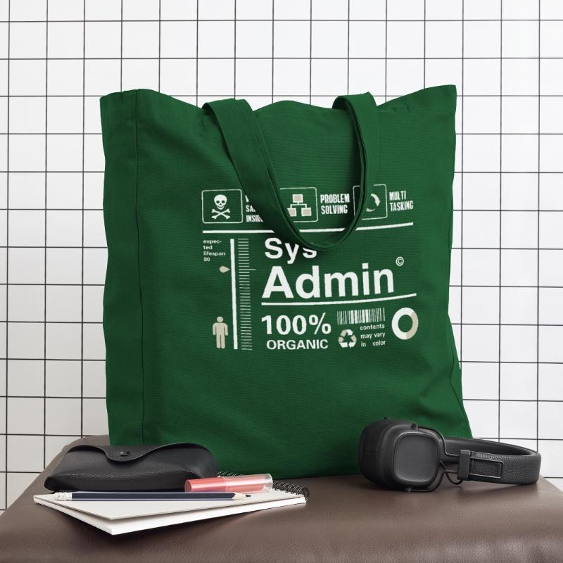 Sys Admin programmier Computer Nerd pc Platine cpu Midweight recycelter Stoffbeutel von Stanley/Stella