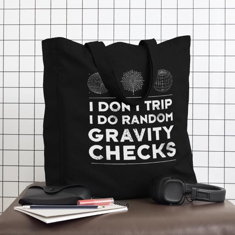 Nerd Physicist Mathematics Experiment Sci-Fi Saying Midweight Recycled Tote Bag by Stanley/Stella