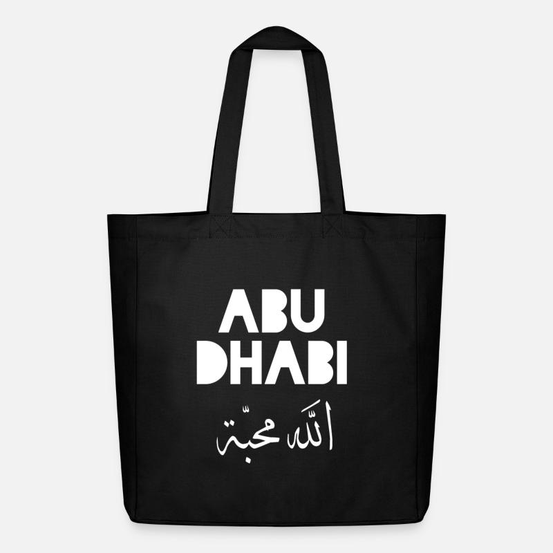 Abu Dhabi vereinigte Arabische Emirate Souvenir  - Midweight recycelter Stoffbeutel von Stanley/Stella - Schwarz