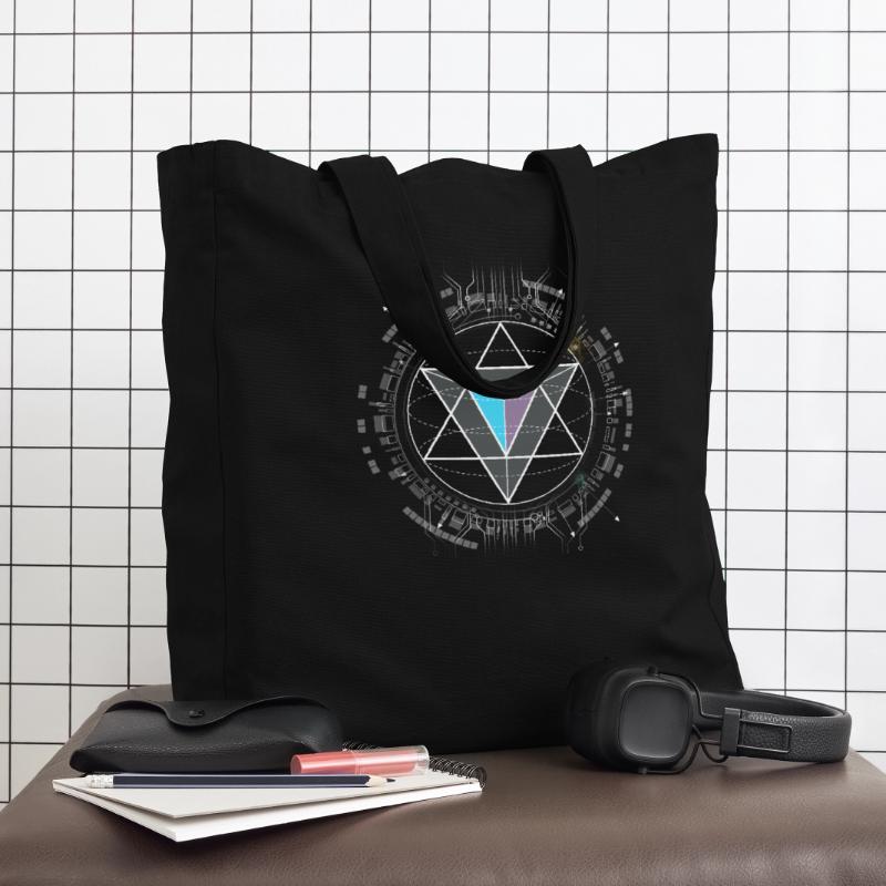 nerd CPU pyramide illuminati game wow hacker code Midweight recycelter Stoffbeutel von Stanley/Stella