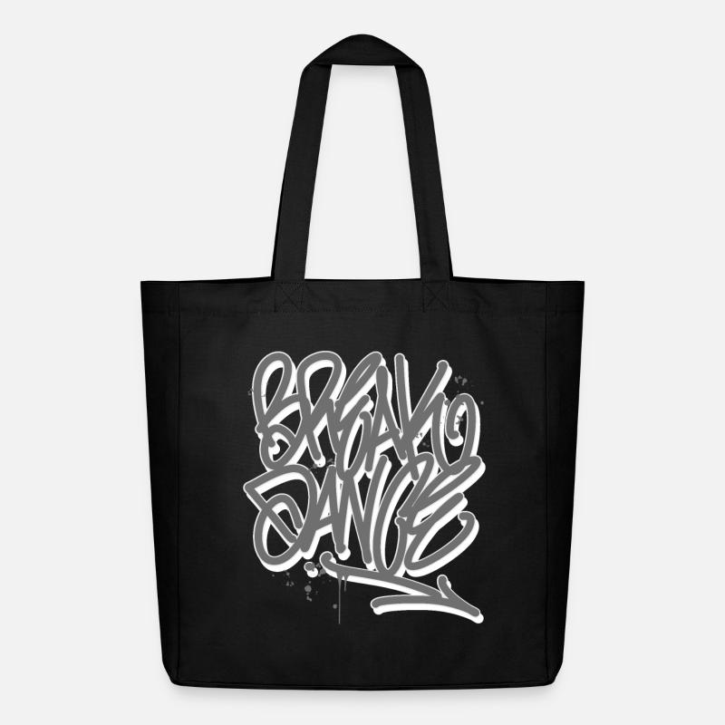 Breakdance Graffiti - Tote bag Stanley/Stella Midweight recyclé - noir