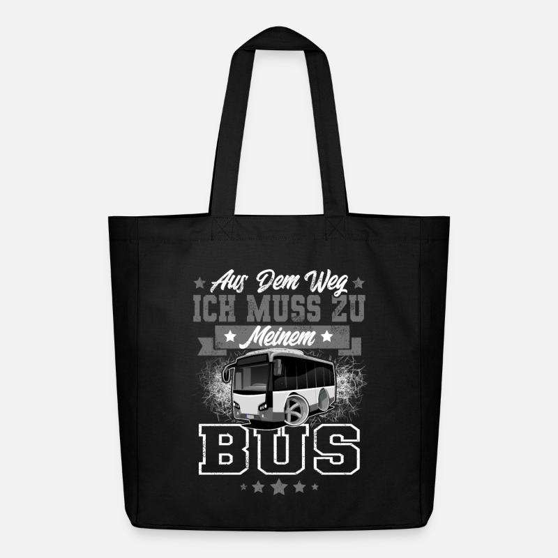 Busfahrer - Midweight recycelter Stoffbeutel von Stanley/Stella - Schwarz