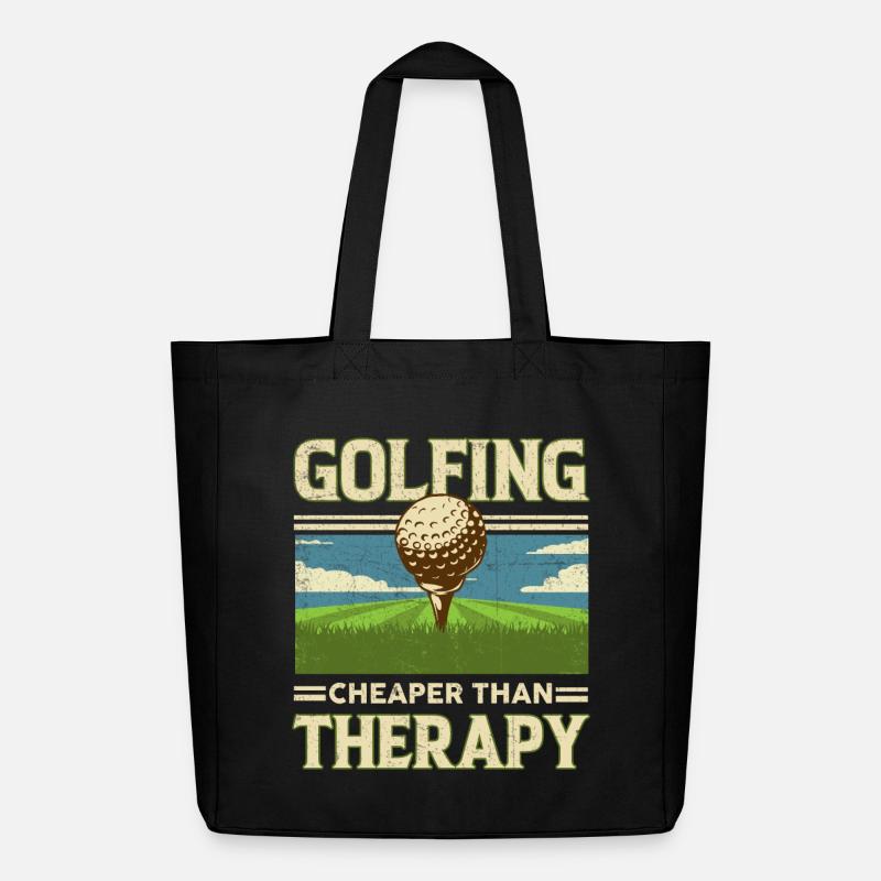 Golf - Midweight recycelter Stoffbeutel von Stanley/Stella - Schwarz