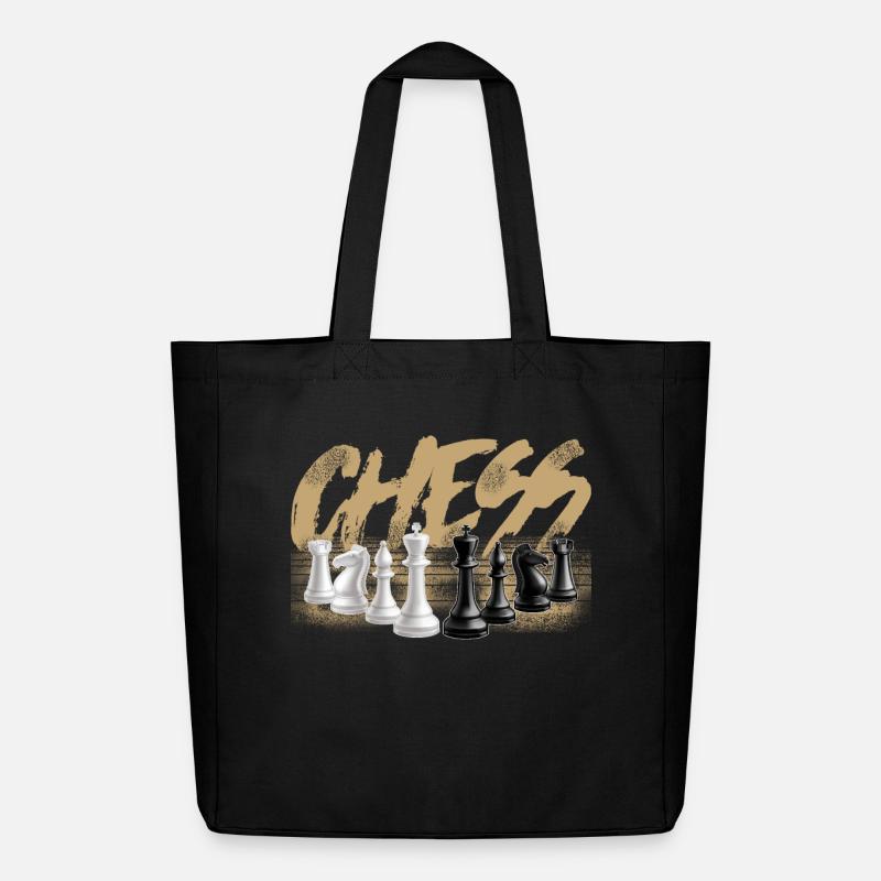 Échecs - Tote bag Stanley/Stella Midweight recyclé - noir