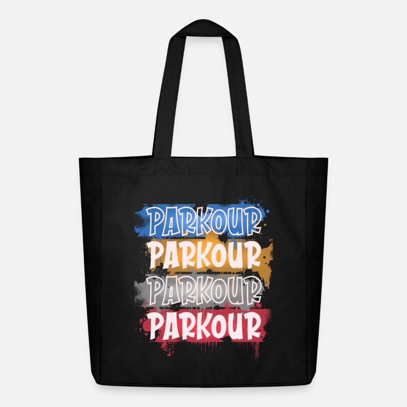 Parkour - Midweight recycelter Stoffbeutel von Stanley/Stella - Schwarz