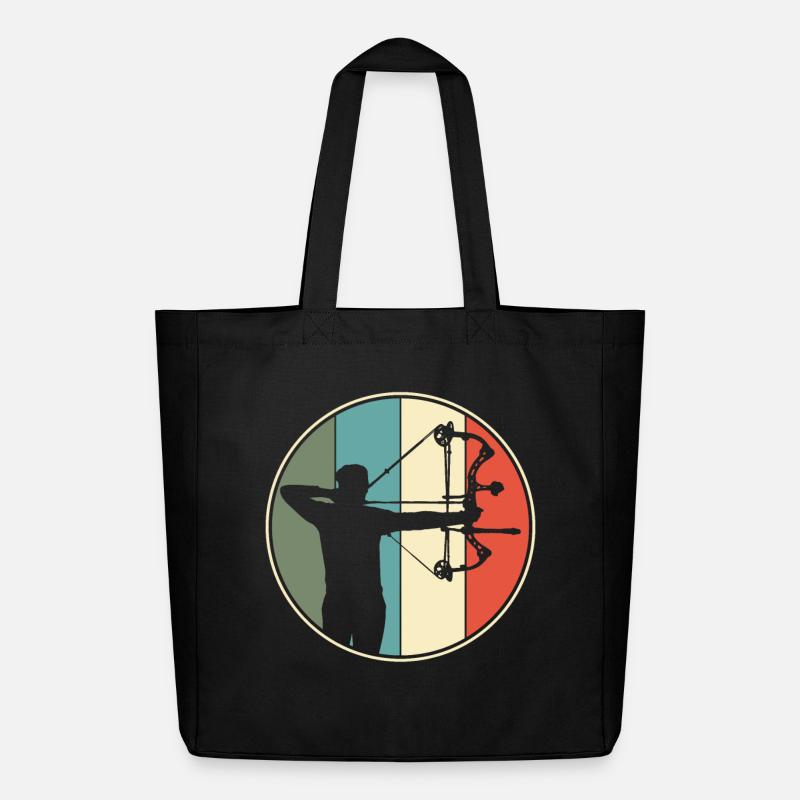 Tir à l’arc Chasse à l’arc rétro - Tote bag Stanley/Stella Midweight recyclé - noir