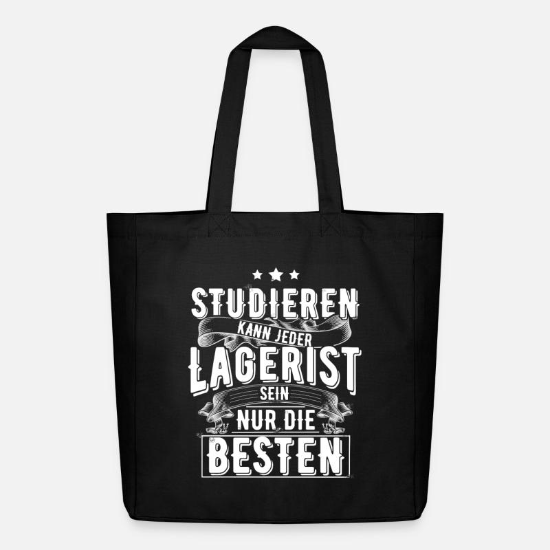 Lagerist - Midweight recycelter Stoffbeutel von Stanley/Stella - Schwarz