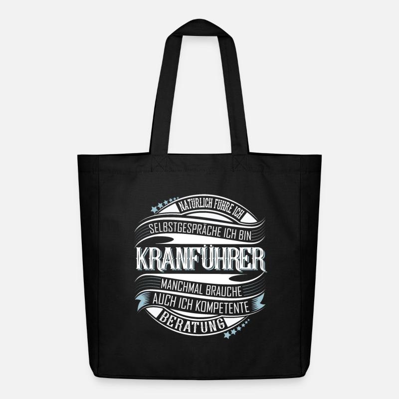 Kranführer - Midweight recycelter Stoffbeutel von Stanley/Stella - Schwarz