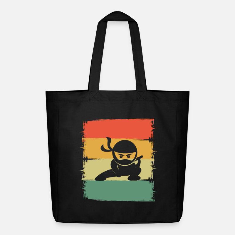 Ninja - Tote bag Stanley/Stella Midweight recyclé - noir
