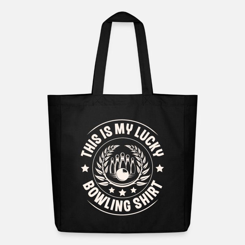 Bowling - Midweight recycelter Stoffbeutel von Stanley/Stella - Schwarz