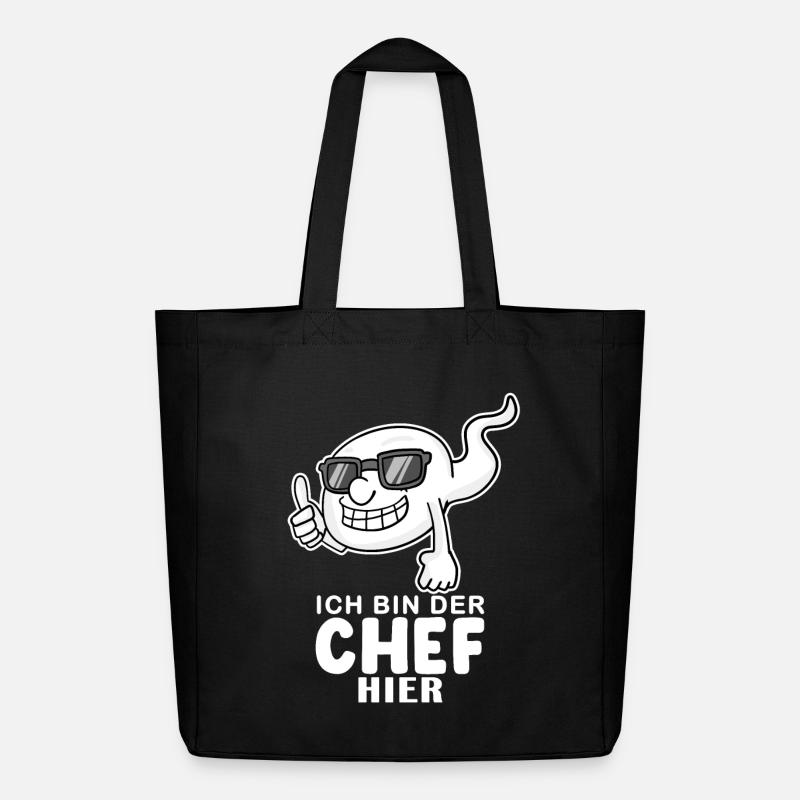 Cool Chef Spruch Büro Humor - Midweight recycelter Stoffbeutel von Stanley/Stella - Schwarz