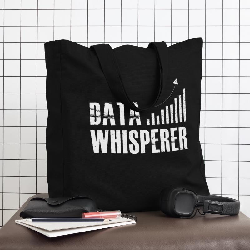 Data Whisperer Science Analyst Software Engineer Midweight Recycled Tote Bag by Stanley/Stella