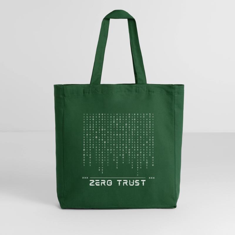 Zero Trust Binary Code Midweight Recycled Tote Bag by Stanley/Stella
