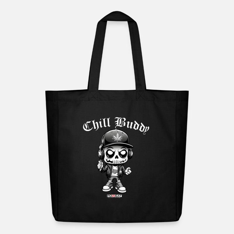 Chill Buddy - Midweight recycelter Stoffbeutel von Stanley/Stella - Schwarz