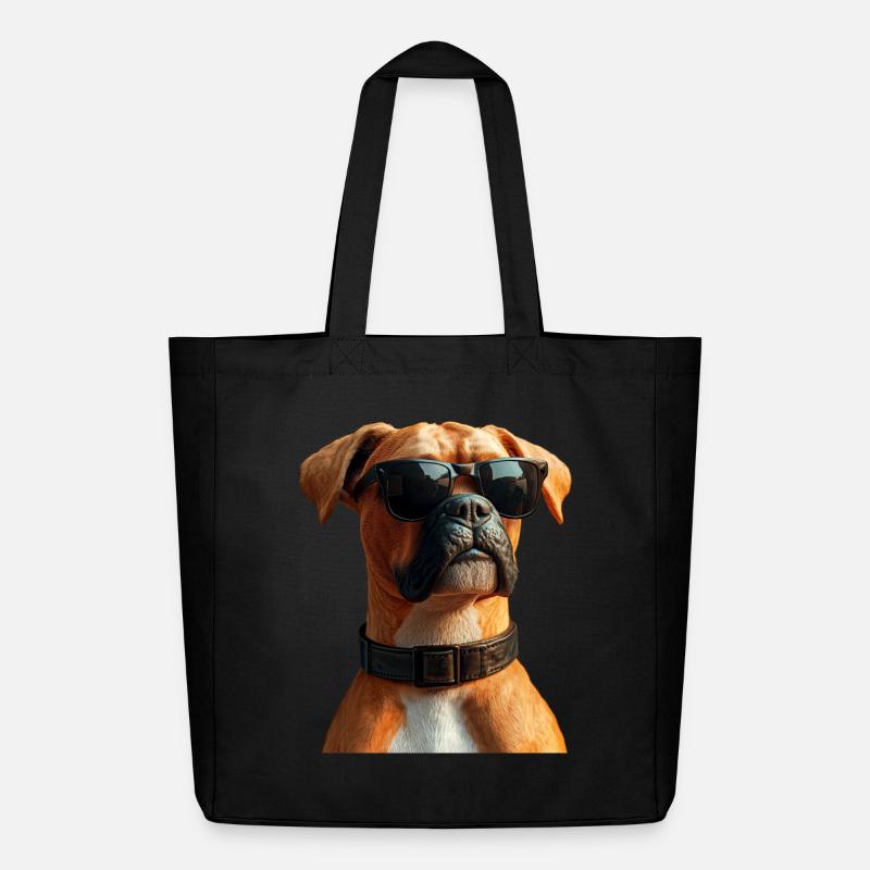 Deutscher Boxer Hunde Boxerverein German Boxer - Midweight recycelter Stoffbeutel von Stanley/Stella - Schwarz