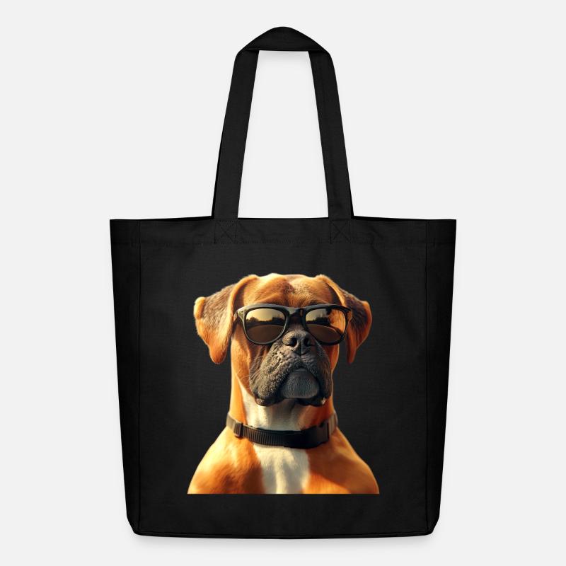 Deutscher Boxer Hunde Boxerverein German Boxer - Midweight recycelter Stoffbeutel von Stanley/Stella - Schwarz