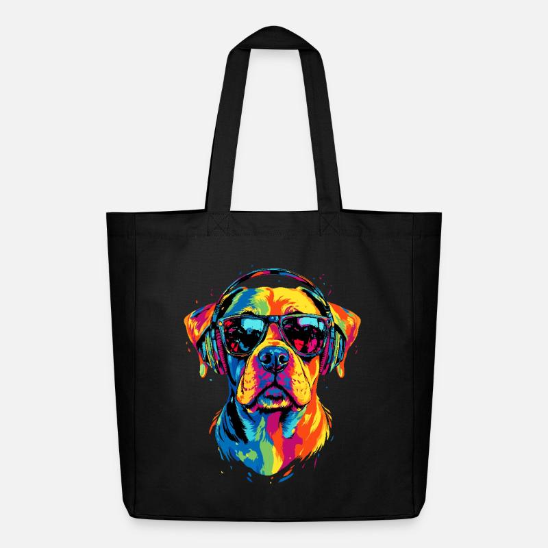 Deutscher Boxer Hunde Boxerverein German Boxer - Midweight recycelter Stoffbeutel von Stanley/Stella - Schwarz