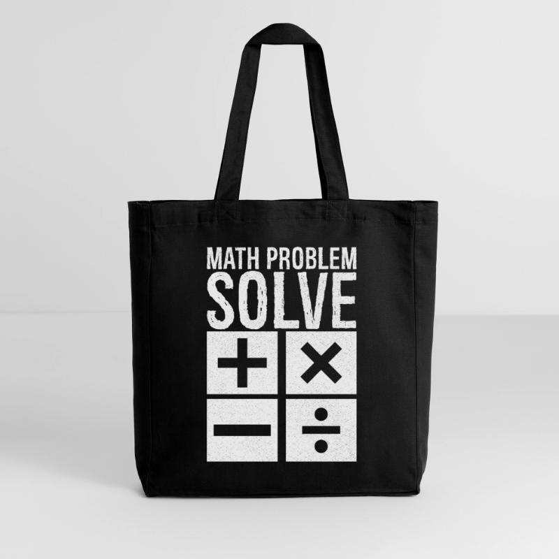 math problem solve Midweight Recycled Tote Bag by Stanley/Stella