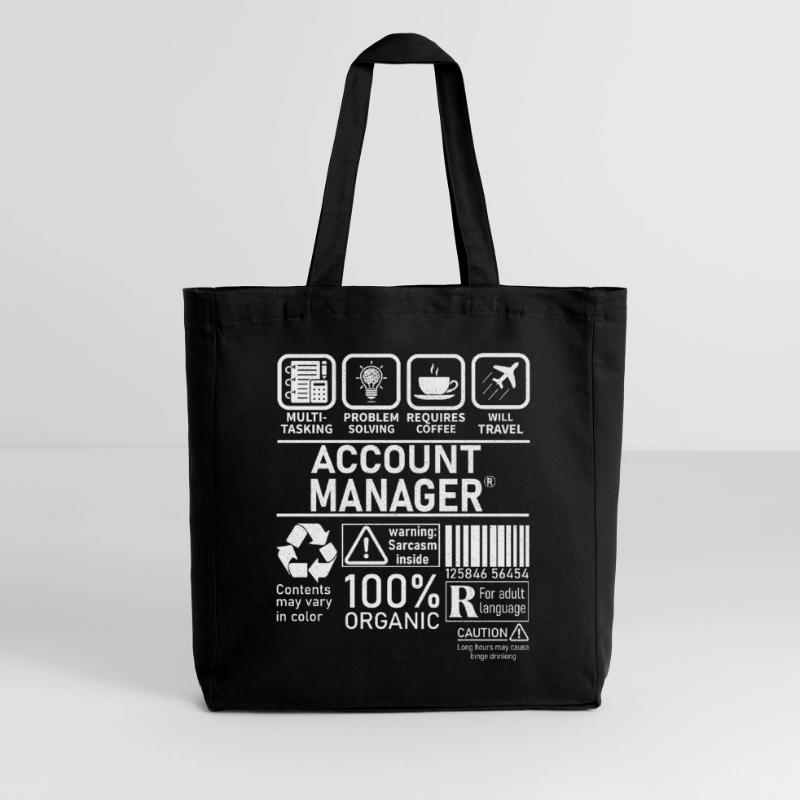 Account Manager Multi Tasking Problem Solving Midweight Recycled Tote Bag by Stanley/Stella