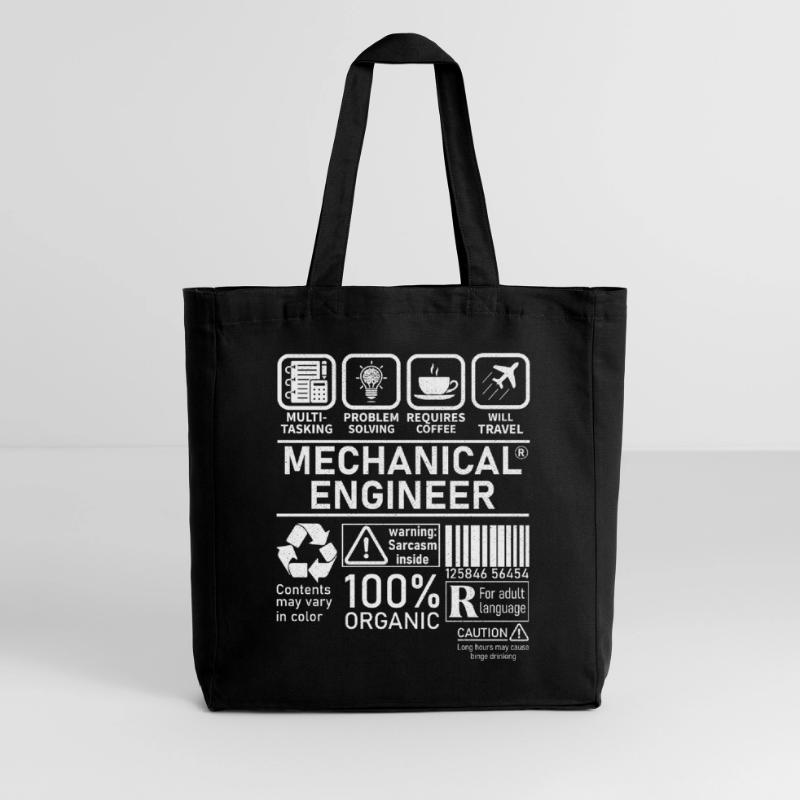 Mechanical Engineer multi tasking problem solving Midweight Recycled Tote Bag by Stanley/Stella