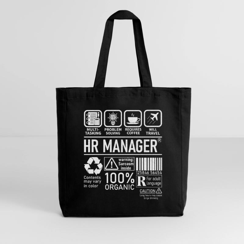 Hr Manager multi tasking problem solving Midweight Recycled Tote Bag by Stanley/Stella