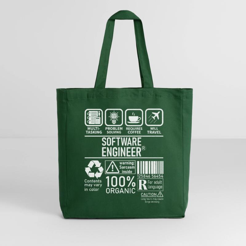 Software Engineer multi tasking problem solving Midweight Recycled Tote Bag by Stanley/Stella