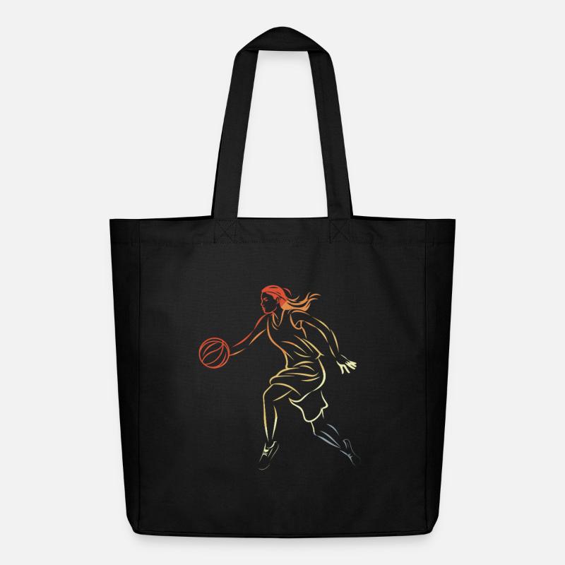 Basketteuse - Tote bag Stanley/Stella Midweight recyclé - noir