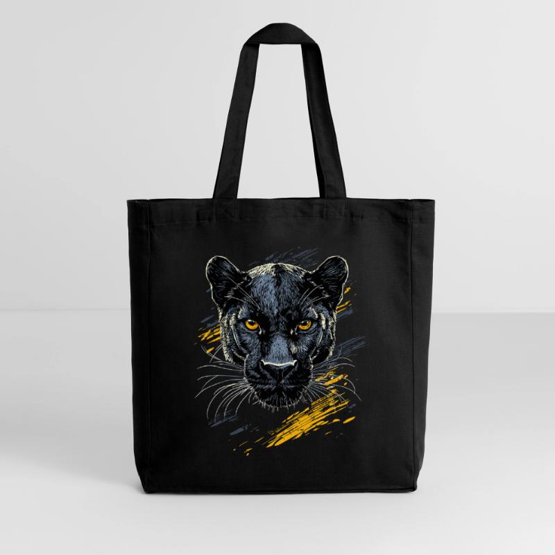 Panthère Léopard Grand Chat Mignon Gros Chat Panter Tote bag Stanley/Stella Midweight recyclé