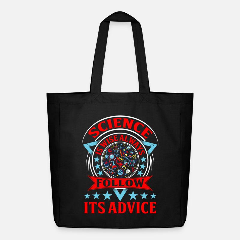 Vie scientifique Devise Design - Tote bag Stanley/Stella Midweight recyclé - noir