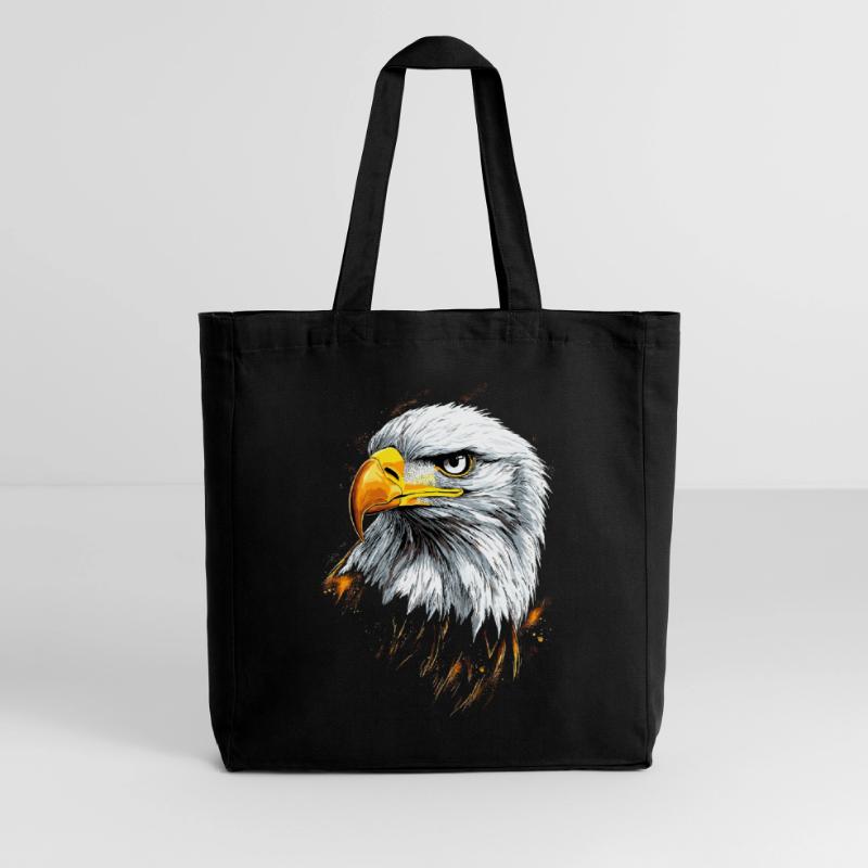 Eagle Bald Eagle Golden Eagle White-tailed Eagle Midweight Recycled Tote Bag by Stanley/Stella