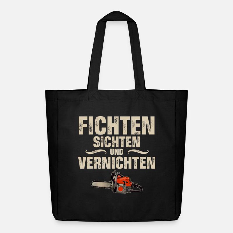 Holzfäller - Midweight recycelter Stoffbeutel von Stanley/Stella - Schwarz