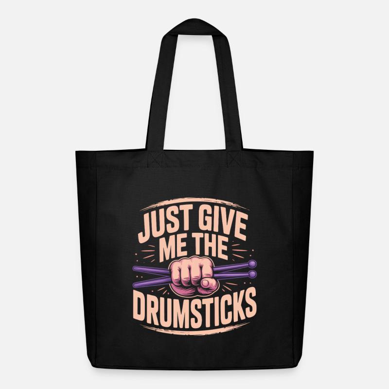 Cardio Drummer Kardio Trommeln - Midweight recycelter Stoffbeutel von Stanley/Stella - Schwarz