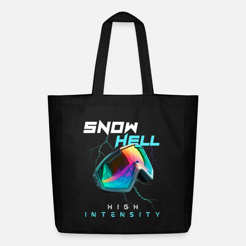 Snow Hell - High Intensity - Midweight recycelter Stoffbeutel von Stanley/Stella - Schwarz