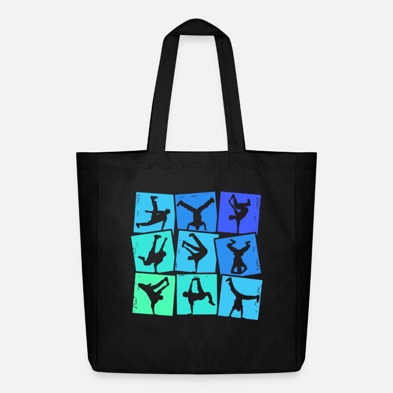 Breakdance Breakdancer Breakdance Enfants Garçons - Tote bag Stanley/Stella Midweight recyclé - noir