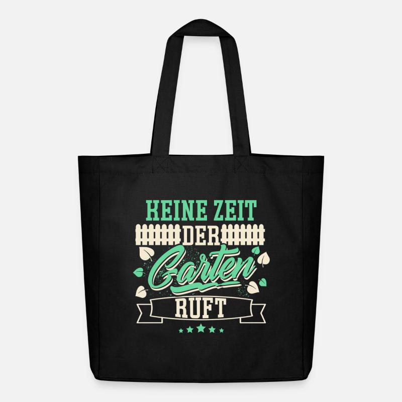 Garten Schrebergarten - Midweight recycelter Stoffbeutel von Stanley/Stella - Schwarz