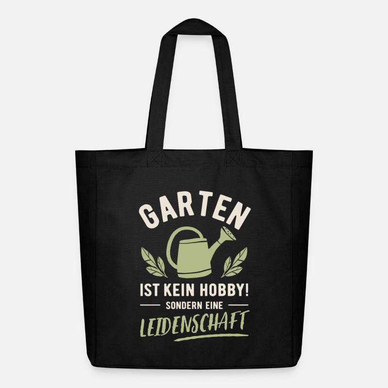 Garten | Kein Hobby sondern Leidenschaft - Midweight recycelter Stoffbeutel von Stanley/Stella - Schwarz