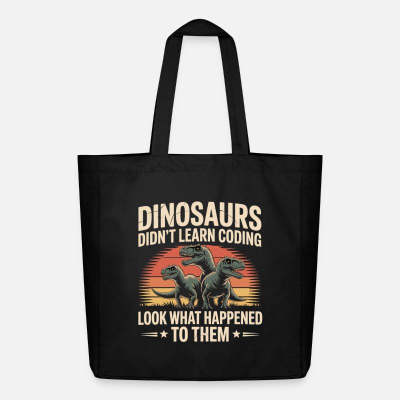 Funny Software Developer Copy Humor - Midweight Recycled Tote Bag by Stanley/Stella - black