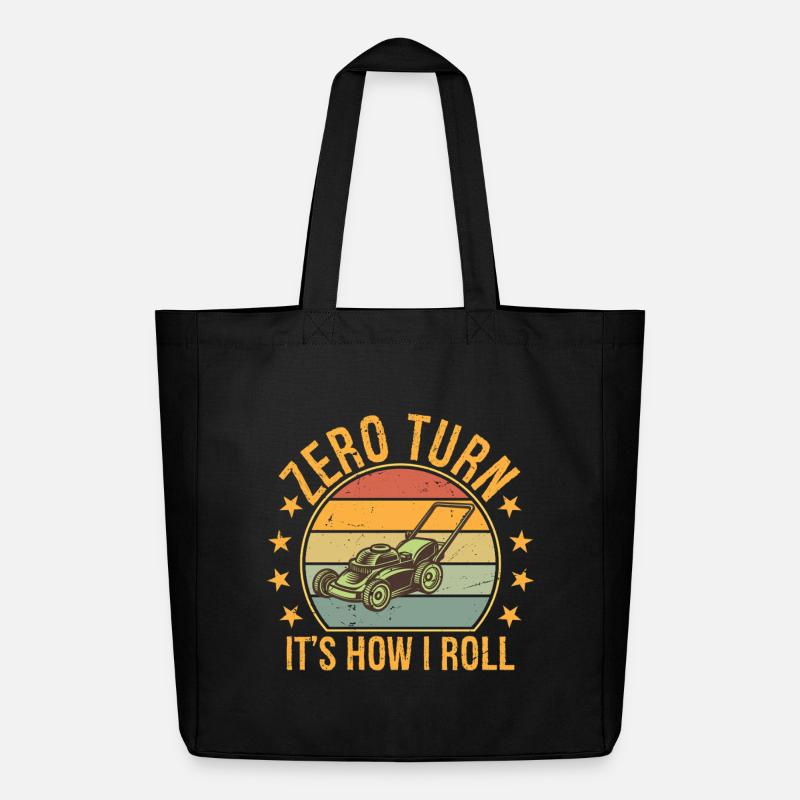Zero Turn It's How I Roll Landscaper Gardener - Midweight recycelter Stoffbeutel von Stanley/Stella - Schwarz
