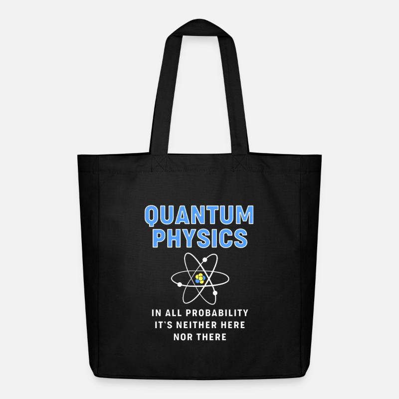 Quantensprung Quanten Physik Quantenphysik - Midweight recycelter Stoffbeutel von Stanley/Stella - Schwarz